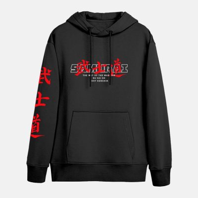 coryxkenshin samurai wordmark hoodie 1 - CoryxKenshin Store